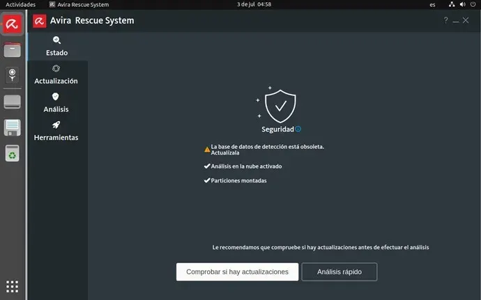 Avira Rescue System Versión Full Español