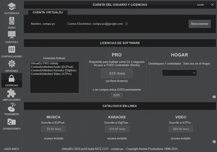 Atomix Virtual DJ Pro 2025 Infinity Versión Full Español Atomix Virtual DJ Pro 2025 Infinity Versión Full Español