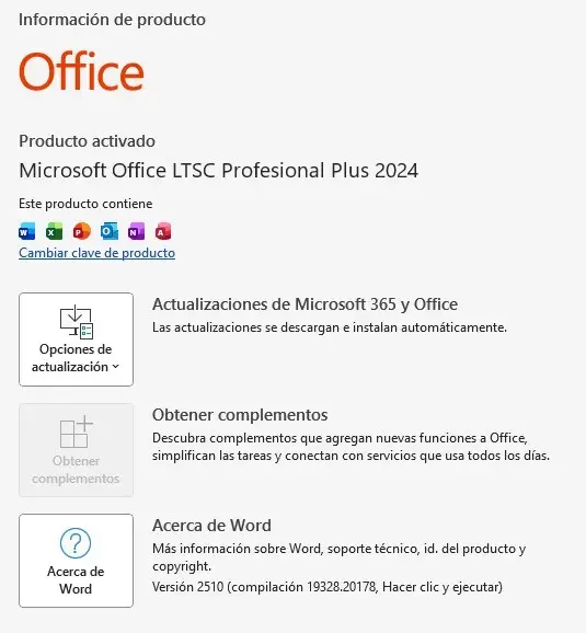 Microsoft Office Professional Plus 2024 Versión Full Español Microsoft Office Professional Plus 2024 Versión Full Español