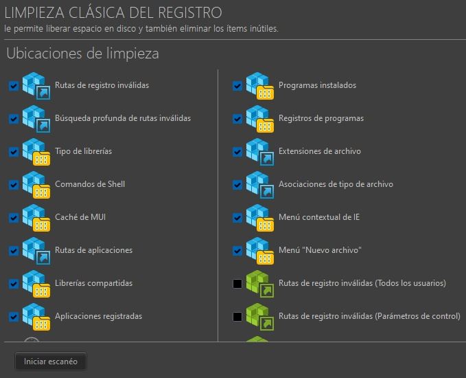 Reg Organizer Versión Final - Captura de pantalla Reg Organizer Versión Final - Captura de pantalla