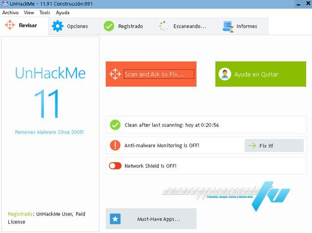 UnHackMe Version Build Full Español