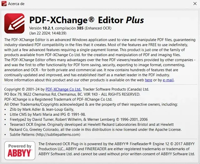PDF-XChange Editor Plus Versión Full Español PDF-XChange Editor Plus Versión Full Español