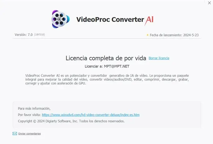 VideoProc Converter AI Versión Full Español