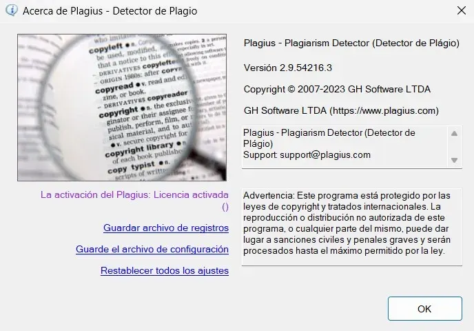 Plagius Professional Versión Full Español Plagius Professional Versión Full Español