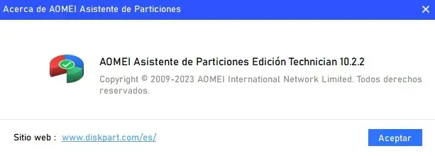 AOMEI Partition Assistant Technician Edition Versión AOMEI Partition Assistant Technician Edition Versión