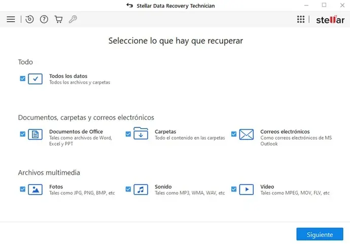 Stellar Data Recovery Technician Versión Full Español