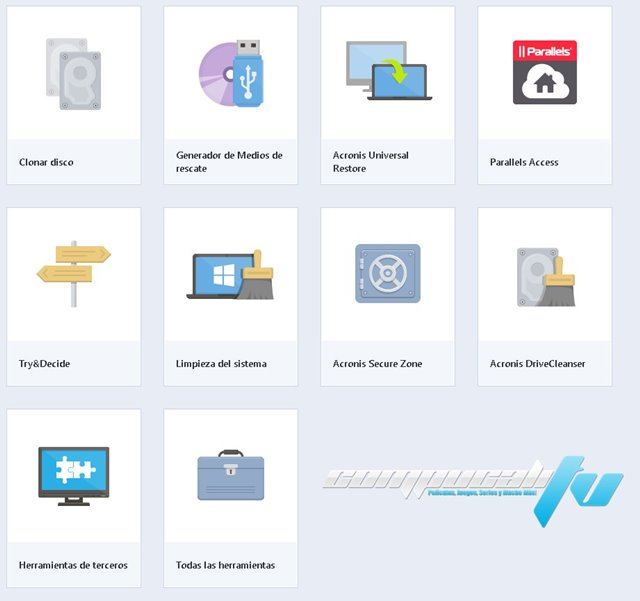 Acronis True Image Versión Full Multilenguaje (Español)