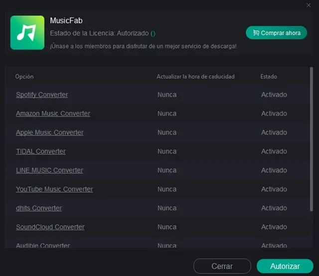 MusicFab Versión Full Español MusicFab Versión Full Español