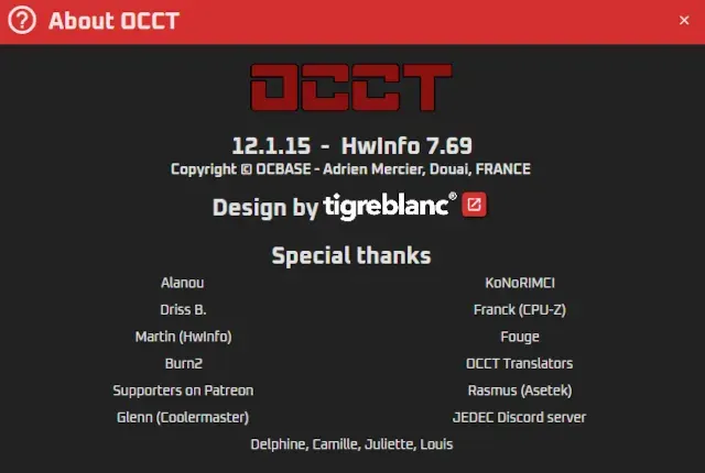 OCCT Versión Personal | OverClock Checking Tool OCCT Versión Personal | OverClock Checking Tool