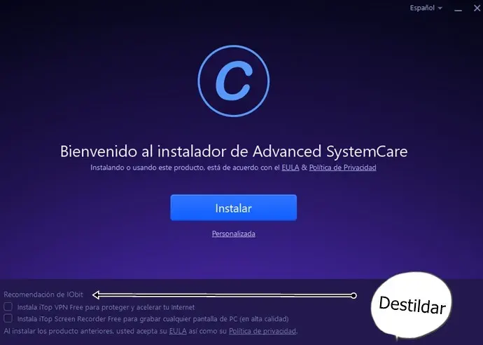 Advanced SystemCare PRO Versión Full Español
