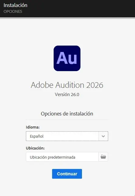 Adobe Audition 2026 Versión 26.0.0.56 Full Español