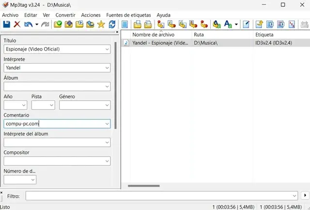 Mp3tag Full Español Mp3tag Full Español
