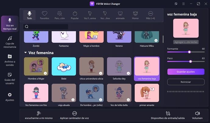FliFlik Voice Changer Versión Full Español FliFlik Voice Changer Versión Full Español