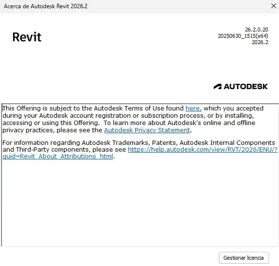 Autodesk Revit Versión 2026.2 Full Español [Multilenguaje]