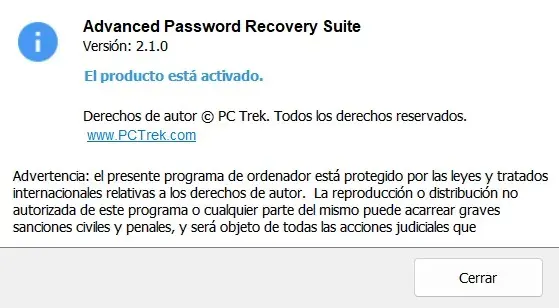 Advanced Password Recovery Suite Versión Full Español