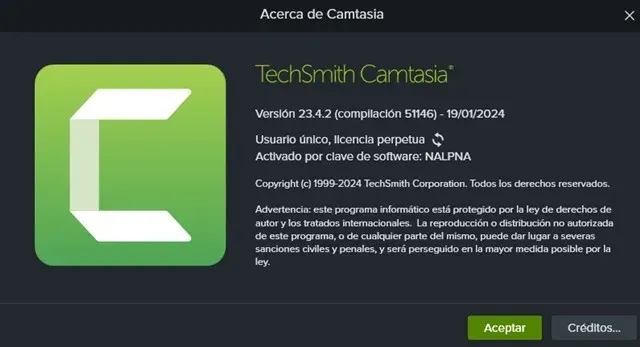 TecnSmith Camtasia Studio Versión Full Español TecnSmith Camtasia Studio Versión Full Español