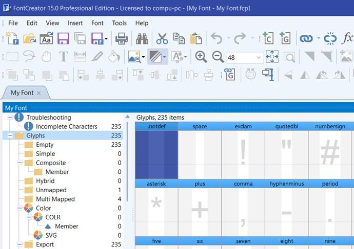 High-Logic FontCreator Pro Versión Full High-Logic FontCreator Pro Versión Full
