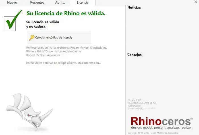 Rhinoceros Versión Full Español