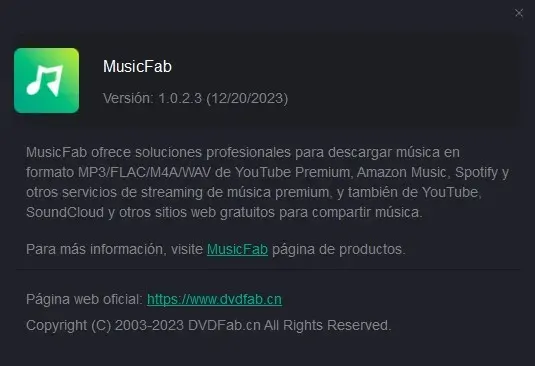 MusicFab Versión Full Español MusicFab Versión Full Español