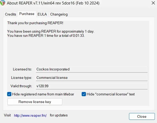 Reaper Versión Full