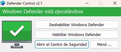 Defender Control Versión Español Defender Control Versión Español