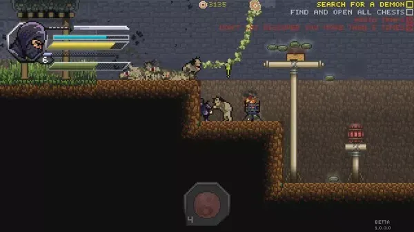 Pixel Shinobi Nine demons of Mamoru (2019) PC Full Español