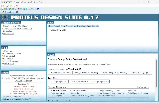 Proteus Professional Versión Full | Simulación de Circuitos Electrónicos.