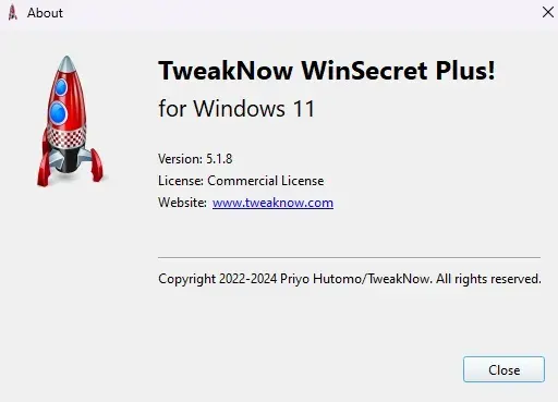 TweakNow WinSecret Plus Versión Full TweakNow WinSecret Plus Versión Full