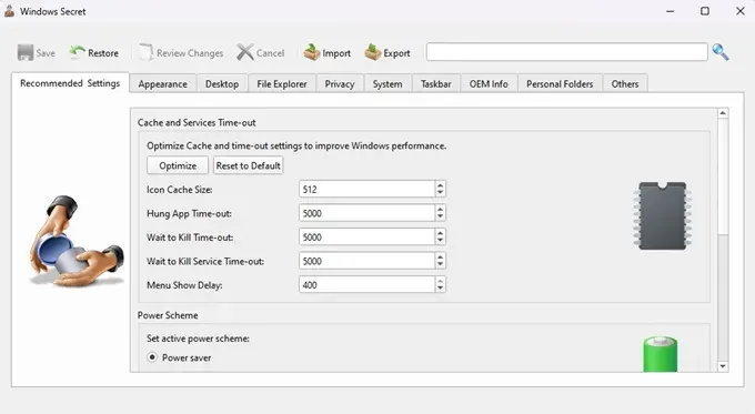 TweakNow WinSecret Plus Versión Full TweakNow WinSecret Plus Versión Full