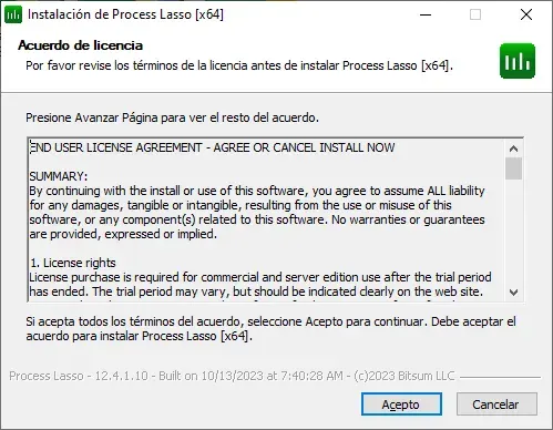 Bitsum Process Lasso Pro Full Español