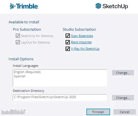 SketchUp Pro Versión Full Español