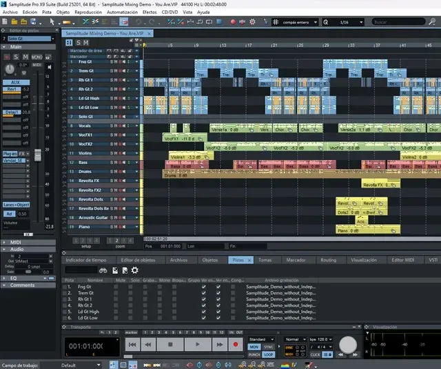 MAGIX Samplitude Pro X9 Versión Full Español MAGIX Samplitude Pro X9 Versión Full Español
